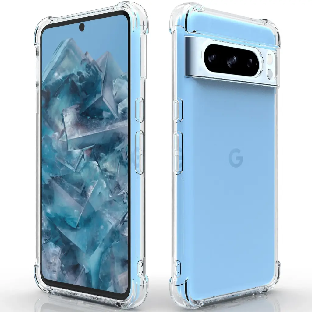 Pixel 8 and 8 pro transparent high quality back cover