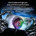 Memo CX10 RGB Pro Model With Digital Display Magnetic and Clip Mobile Cooling Fan